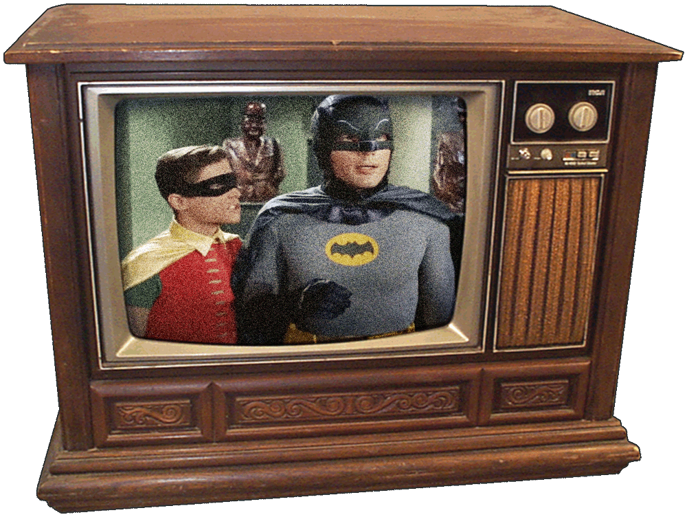 Batman Old School console TV