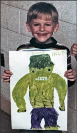 2nd Grade Hulk Drawing