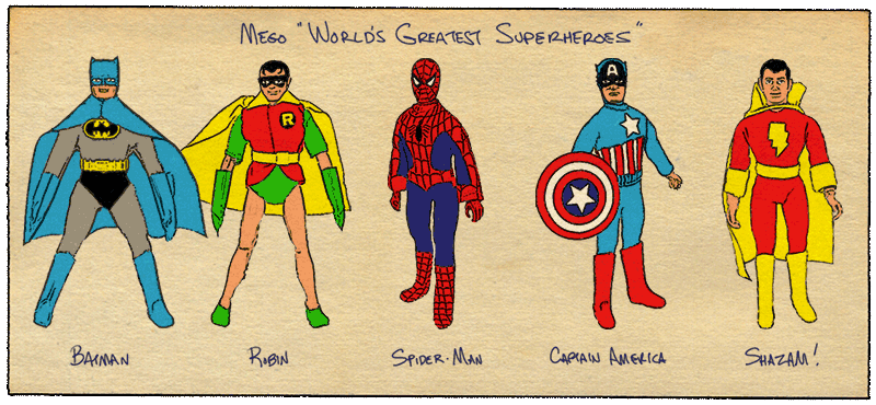 Mego World's Greatest Superheroes