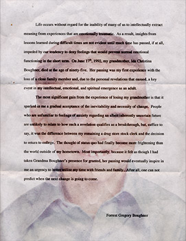 Forrest G Boughner Ida Statement