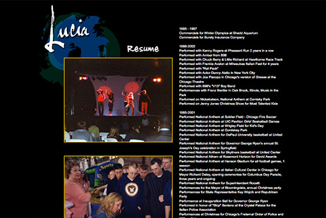 Forrest G Boughner Lucia Website Design